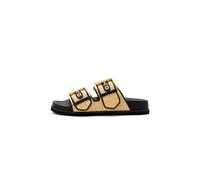 AllSaints Sian Raffia Sandal Natural/black Taglia: 40 | Infradito Outlet | Donna | Marrone
