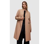 AllSaints Sidney Coat Camel Brown Taglia: 14 | Cappotti monopetto Outlet | Donna | Marrone