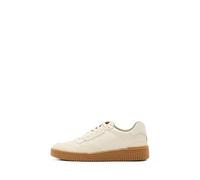 AllSaints Sneaker basse Regan da uomo, Bianco gesso/gomma, 47 EU