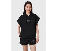 AllSaints Sorri Sl Hoody Black Taglia: XS | Felpe con cappuccio Outlet | Donna | Nero