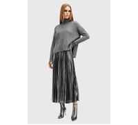 AllSaints Spark Dress Grey Marl/silver Taglia: S | Abiti Midi Outlet | Donna | Grigio