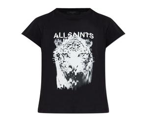 AllSaints - Static Graphic Anna T-Shirt - - Tops - Donna - Nero - M