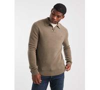 AllSaints - Statten - Polo verde a maniche lunghe XS
