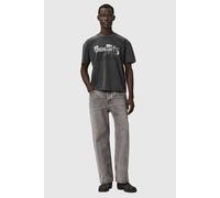 AllSaints Sun City Ss Crew Washed Black Taglia: L | Magliette basic Outlet | Uomo | Nero