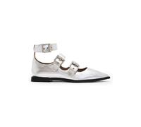 AllSaints Susan Buckle Shoe Silver Taglia: 37 | Sandali Outlet | Donna | Grigio
