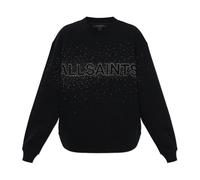 AllSaints, ,Sweatshirts & Hoodies ,Donna ,Nero ,L Sprinkle Oversized Etta Sweatshirt