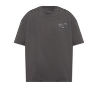 AllSaints - T-Shirt Oversize con Logo Ricamato - - Tops - Uomo - Grigio - S