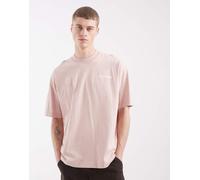 AllSaints - Emblem Short Sleeve Cotton T-Shirt - - Tops - Uomo - Rosa - M