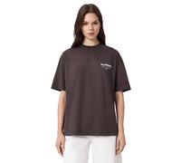 AllSaints T-Shirt Underground Etta da Donna, Marrone Bottiglia, L