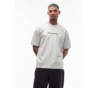 AllSaints - T-shirt verde chiaro con grafica 2XL