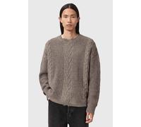 AllSaints Tenter Crew Fawn Brown Taglia: M | Maglioni a maglia Outlet | Uomo | Marrone