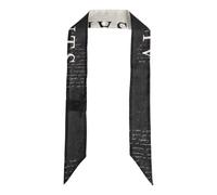 AllSaints - The Script Silk Scarf - - Accessories - Donna - Grigio - ONE SIZE