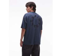 AllSaints - Tierra - T-shirt oversize blu XL