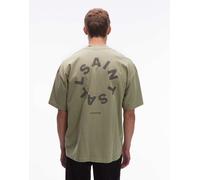 AllSaints - Tierra - T-shirt oversize verde basilico XS