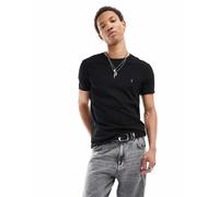 AllSaints - Tonic - T-shirt girocollo nera-Nero S