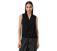 AllSaints Top Regular Adaline Top da Donna, Nero, Regno Unito 8/US 4
