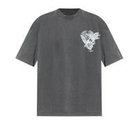 AllSaints, ,Tops ,Uomo ,Grigio ,XS Mysteries Oversized Graphic T-Shirt