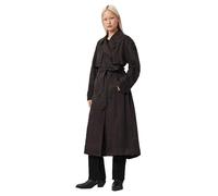 AllSaints TRENCH LINNIE TRENCH da donna, lunghezza sotto il ginocchio, TORTE BROWN, L