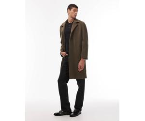 AllSaints - Trent - Soprabito in lana kaki-Marrone 36in