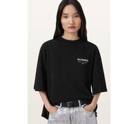 AllSaints Under Amelie Tee Black Taglia: L | Maglie Sportivi Outlet | Donna | Nero