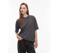 AllSaints - Underground Etta - T-shirt grigia-Grigio 38-40