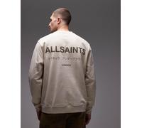 AllSaints - Underground - Felpa beige-Neutro 2XL