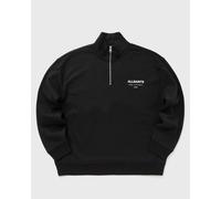 AllSaints Mezza Zip Underground Uomo, Nero Corvino, Medium