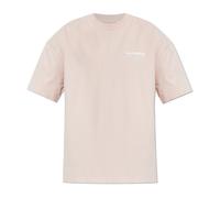 AllSaints - Underground Oversized Crew Neck T-Shirt - - Tops - Uomo - Rosa - S