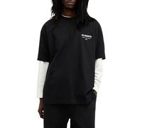 AllSaints Underground Short Sleeve Crew Underground - Maglietta a Maniche Corte Uomo