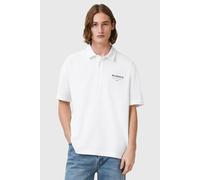 AllSaints Underground Ss Polo Ashen White Taglia: M | Polo Outlet | Uomo | Bianco