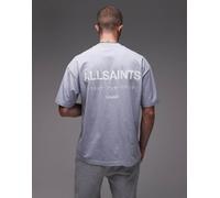 AllSaints - Underground - T-shirt blu salice XS