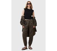 AllSaints Val Trouser Styx Leo Green Taglia: 6 | Pantaloni cargo Outlet | Donna | Verde
