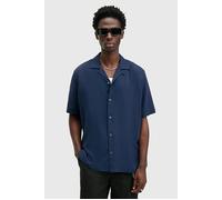 AllSaints Venice Ss Shirt Night Sky Blue Taglia: S | Camicie Casual Outlet | Uomo | Nero
