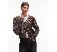 AllSaints - Wick Lex - Cardigan marrone 42-44