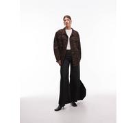 AllSaints - Willow - Camicia giacca marrone in denim 46