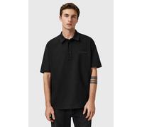 AllSaints Xander Ss Polo Jet Black Taglia: S | Polo Outlet | Uomo | Nero