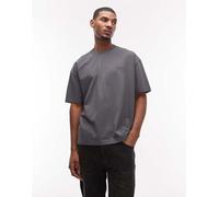 AllSaints - Xander - T-shirt blu scuro con logo tono su tono L