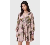 AllSaints Xanthe Ls Mini Dress Adena Soft Pink Taglia: 2 | Abiti Mini Outlet | Donna | Rosa