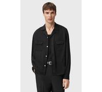AllSaints Yodo Ls Shirt Black Taglia: XXL | Camicie Casual Outlet | Uomo | Nero