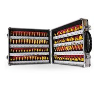 Allsome 100 punte per fresatura da 1/4", fresa per legno in carburo per falegnami e principianti, ideale per progetti di lavorazione del legno