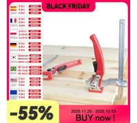 ALLSOME 2 morsetti da tavolo a cricchetto, morsetti per sega a sgancio rapido, morsetto per binario di guida per tavolo MFT e sistema di binario di guida