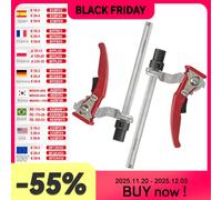 Allsome 2pc MFT Banco da lavoro da tavolo Morsetto per cani da banco a cricchetto rapido 3/4 pollici (19mm) 20mm Morsetto per foro per cani Morsetto di fissaggio per la lavorazione del legno