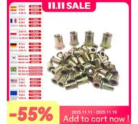 ALLSOME 300 pz M3 M4 M5 M6 M8 M10 Testa Rivetto Dadi Set Dadi Inserto Reveting Multi Formato Rivetto Dadi Collocazione con SCATOLA HT2599