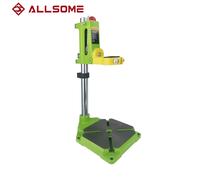 ALLSOME MINIQ BG6116 Trapano Da Banco Stand/Presse Mini Trapano Elettrico Carrier Staffa 90 Gradi di Rotazione Telaio Fisso Morsetto Banco di Lavoro