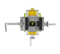 Allsome Morsa a scorrimento a croce da 3 pollici, morsetto per trapano da banco a 2 vie, morsa piatta scorrevole a croce portatile per fresatrice di perforazione BG-6368