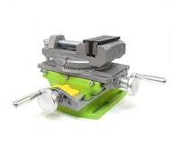 ALLSOME Tavolo con base girevole per morsa di precisione per foratura 2 in 1 Tavolo da lavoro composto in lega di alluminio