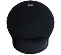 Allsop 30203 Memory Foam Mouse Pad With Built in Wrist Rest ErgonomicStress Relief (Black)