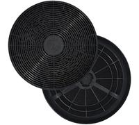 AllSpares© - 2 filtri ai carboni attivi per Respekta / Klarstein / Kolbe / Bomann 256100 R2 KF 561 / DU 612/620/621 / MIZ 0023 / MIZ0023
