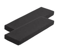 AllSpares Filtro ai carboni attivi (2 pezzi) per cappe aspiranti, adatto per Novy Monoblock 563-80070 (390 x 93 x 30 mm) (2)