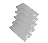 AllSpares Filtro metallico (5 pezzi) per cappe aspiranti, adatto per AEG 50268357006 (430 x 200 x 10 mm)